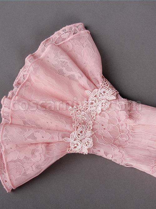Palace-Style-Retro-Pink-Lace-Classic-Lolita-Long-Sleeve-Dress-coscarnival-4528