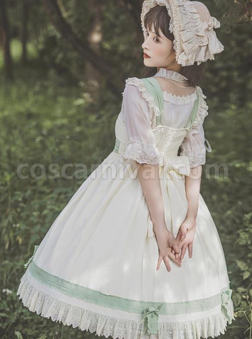 Pastoral-Style-Elegant-Embroidery-Green-Fresh-Lace-Irregular-Hem-Design-Classic-Lolita-Sleeveless-Dress-coscarnival-2450