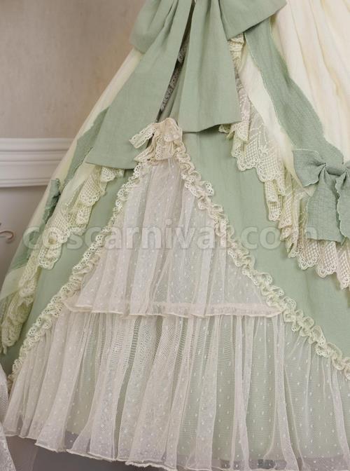 Pastoral-Style-Elegant-Embroidery-Green-Fresh-Lace-Irregular-Hem-Design-Classic-Lolita-Sleeveless-Dress-coscarnival-2458