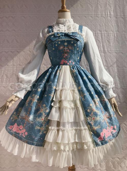 Peacock-Cross-Series-JSK-Classic-Lolita-Sling-Dress-coscarnival-909