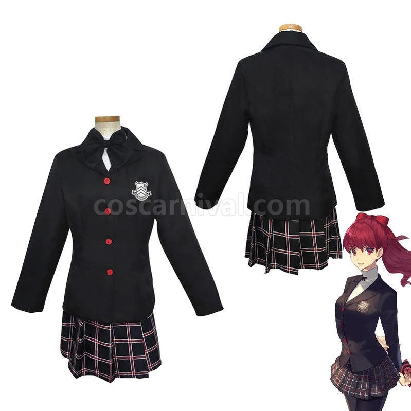Persona 5 Kasumi Yoshizawa JK School Uniform Cosplay Costumes coscarnival011114772