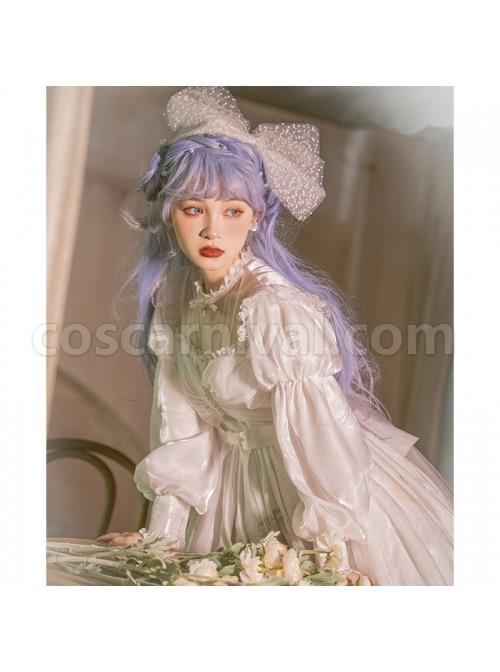 Pick-The-Stars-Series-OP-Elegant-Printing-Classic-Lolita-Dreamy-White-Long-Sleeve-Dress-coscarnival-533