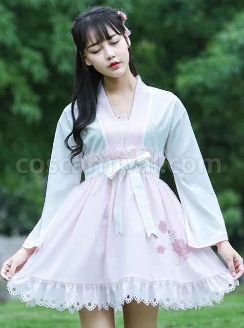 Pink-Bows-Ruffles-Cute-Sweet-Lolita-Dress-coscarnival-4478