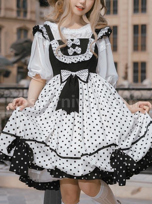 Polka-Point-Series-JSK-Bowknot-Dot-Printing-Sweet-Lolita-Black-White-Sling-Dress-coscarnival-1926.jpg