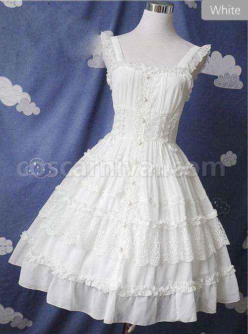 Pure-Black-And-Pure-White-JSK-Classic-Lolita-Sling-Dress-coscarnival-574