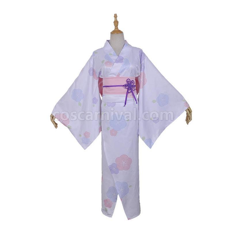 ReZero Starting Life in Another World Rem Summer Kimono Cosplay Costume coscarnival011118807