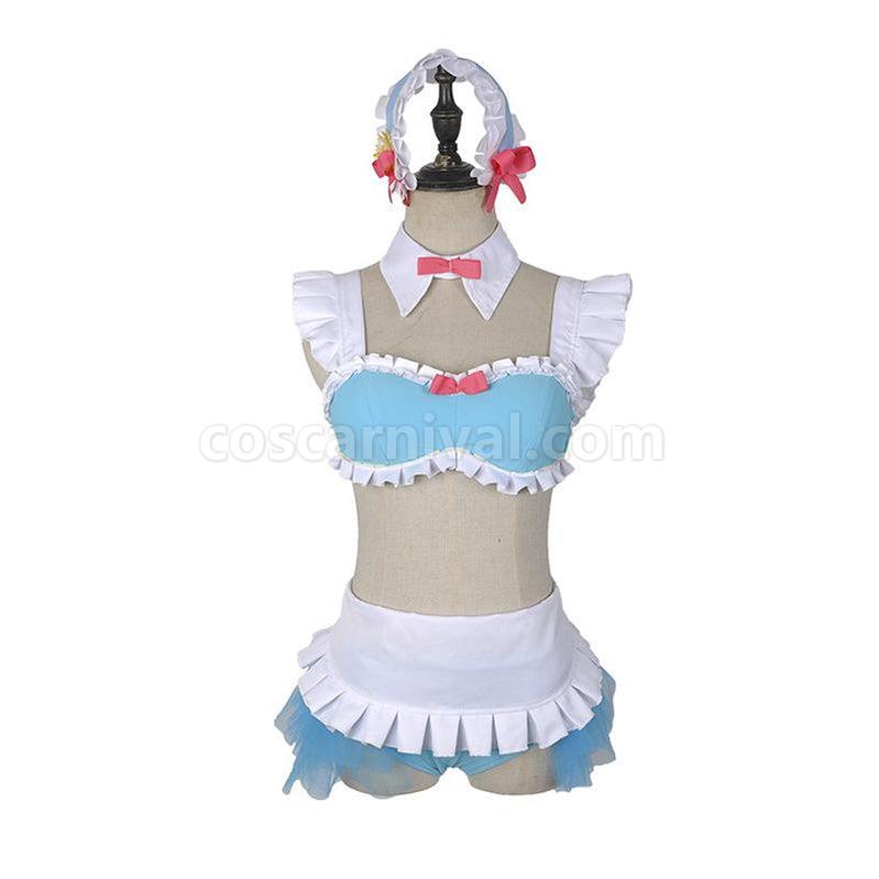 ReZero Starting Life in Another World Rem Swimsuit Cosplay Costume coscarnival011118023