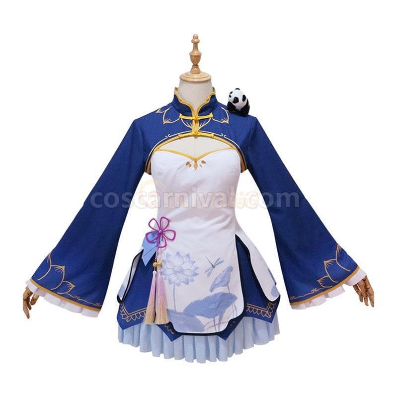 ReZero Starting Life in Another World Rem and Ram Chinoiserie Cosplay Costume coscarnival011118895