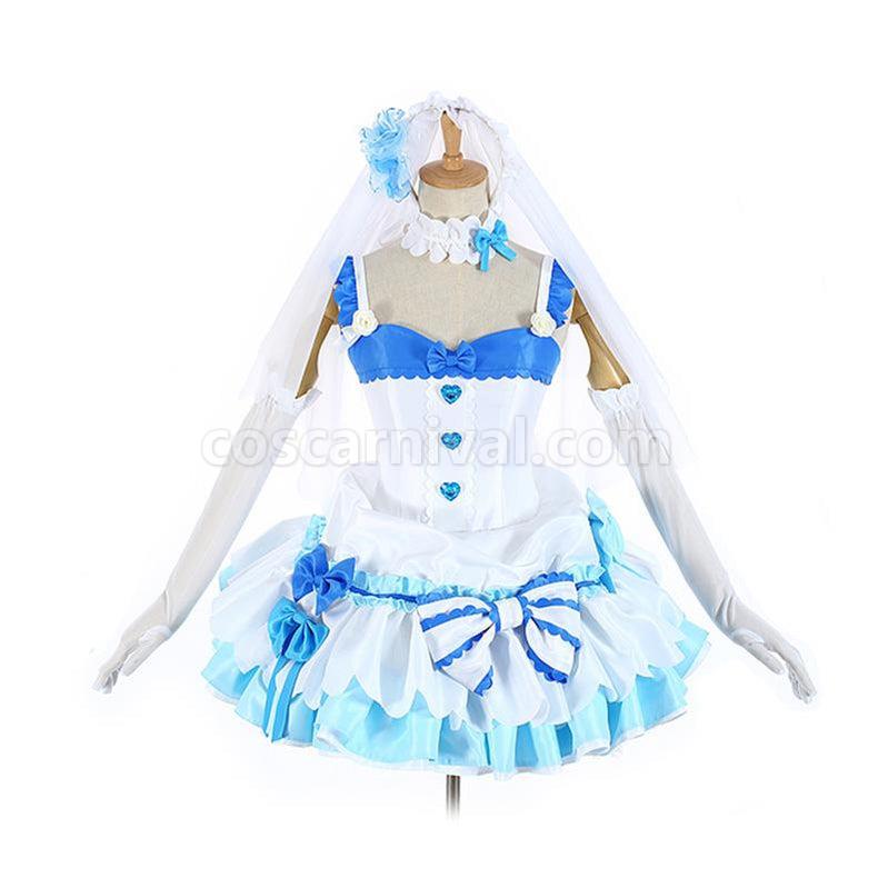 ReZero Starting Life in Another World Rem and Ram Wedding Dress Cosplay Costume coscarnival011118073