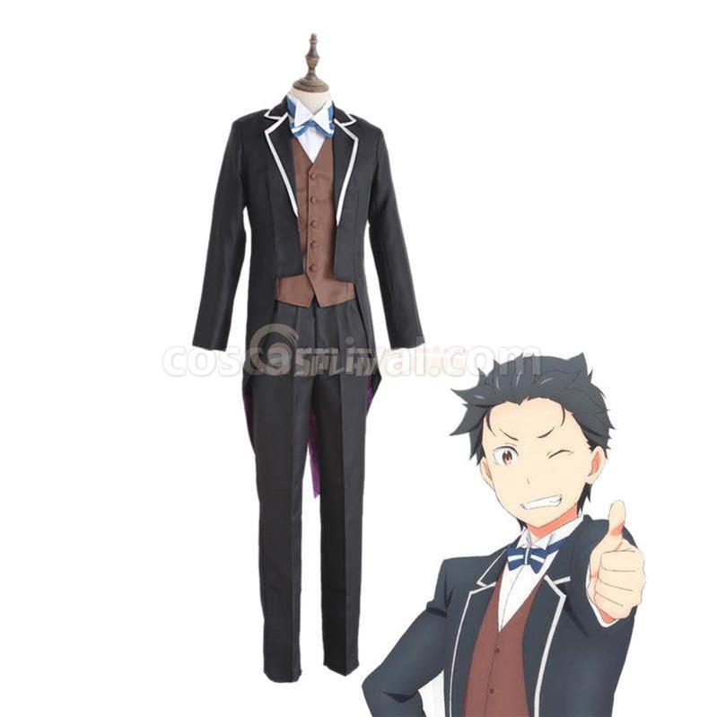ReZero Starting Life in Another World Subaru Natsuki Tuxedo Cosplay Costume coscarnival011118912
