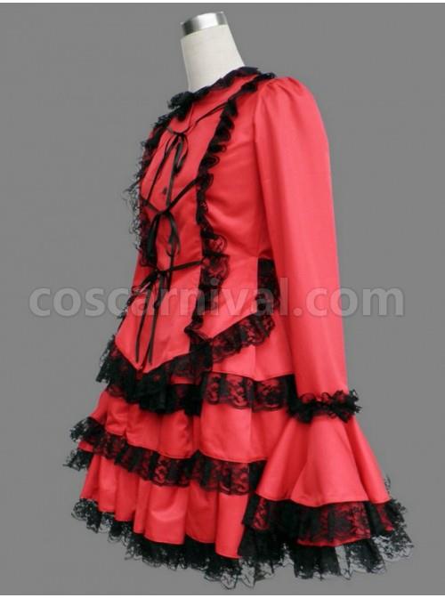 Red-Long-Sleeves-Lace-Trim-Cotton-Girls-Sweet-Lolita-Dress-coscarnival-1873.jpg