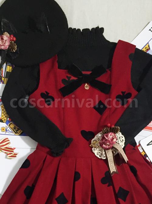 Red-Queen-Series-Retro-Fairy-Tales-Style-Woolen-Embroidered-Classic-Lolita-Vest-Dress-coscarnival-233