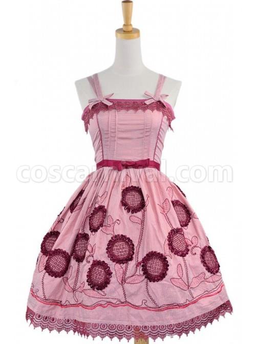 Red-Sleeveless-Knee-length-Sun-Flower-Floral-Cotton-Sweet-Lolita-Dress-coscarnival-3676.jpg
