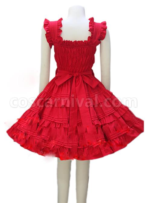 Red-Sleeveless-Ruffles-Classic-Lolita-Dress-coscarnival-367