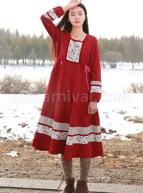 Retro-Red-Classic-Lolita-Long-Sleeve-Dress-coscarnival-190