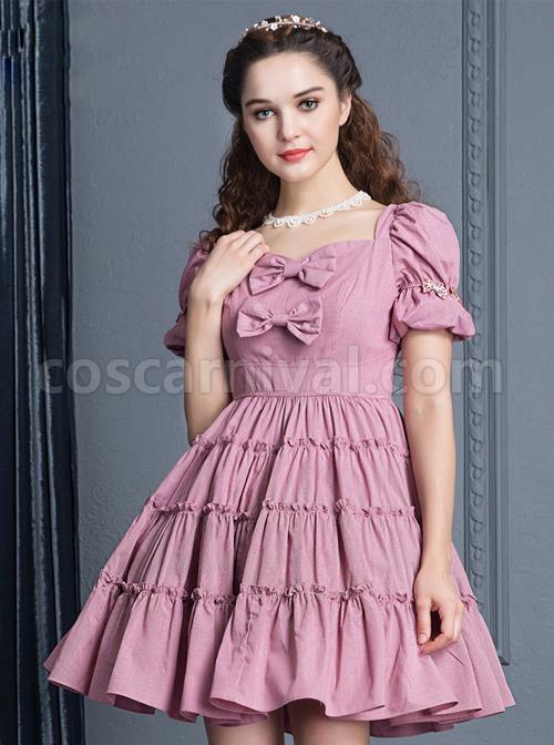 Retro-Short-Sleeves-High-Waist-Classic-Lolita-Dress-coscarnival-4947