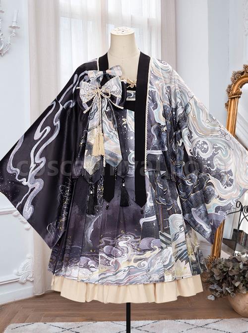 Romantic-Dream-In-Garden-Series-Retro-Chinese-Style-Printing-Classic-Lolita-Dress-coscarnival-4460