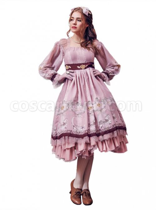 Royal-Carousel-smoke-pink-Lolita-long-sleeved-OP-coscarnival-4929