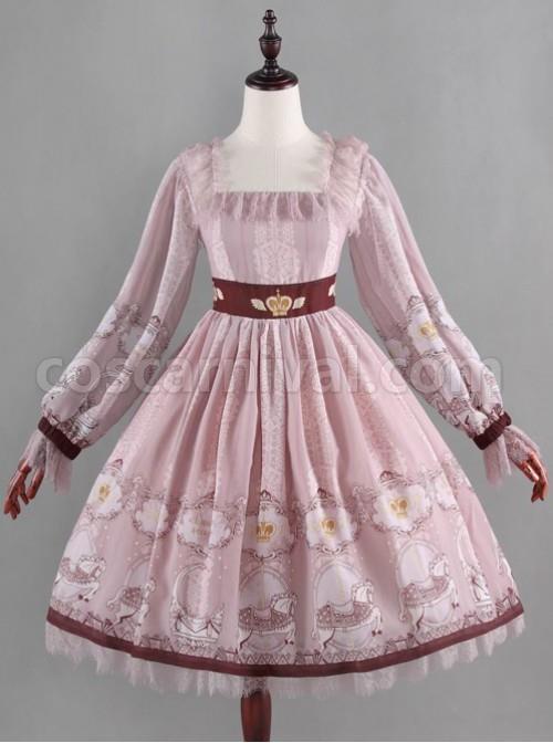 Royal-Carousel-smoke-pink-Lolita-long-sleeved-OP-coscarnival-4935