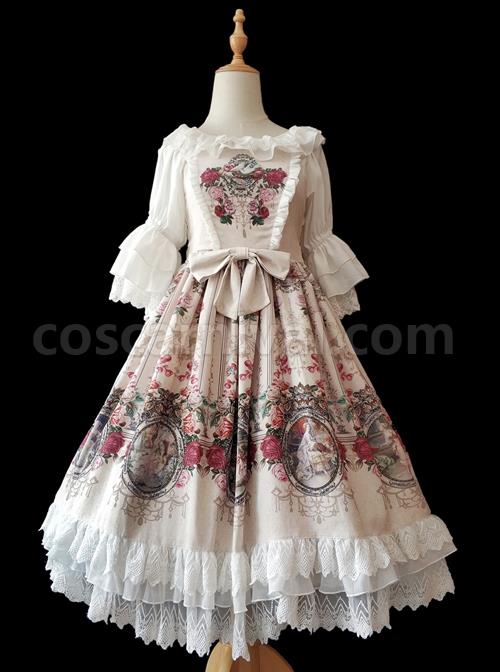 Royal-Murals-Series-Classic-Lolita-Sling-Dress-coscarnival-3591