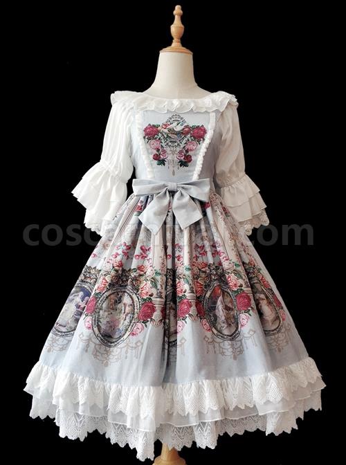 Royal-Murals-Series-Classic-Lolita-Sling-Dress-coscarnival-3597