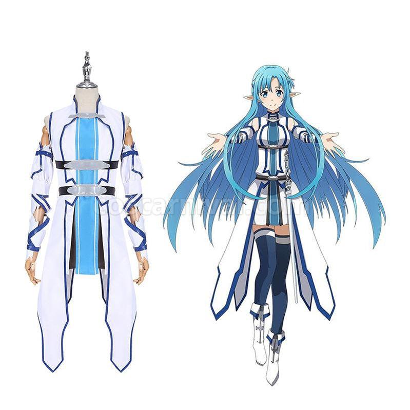 SAO Sword Art Online ALO ALfheim Online Asuna Cosplay Costume coscarnival011117628
