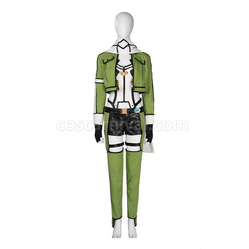 SAO Sword Art Online GGO Gun Gale Online Asada Shino Sinon Cosplay Costume coscarnival011117678