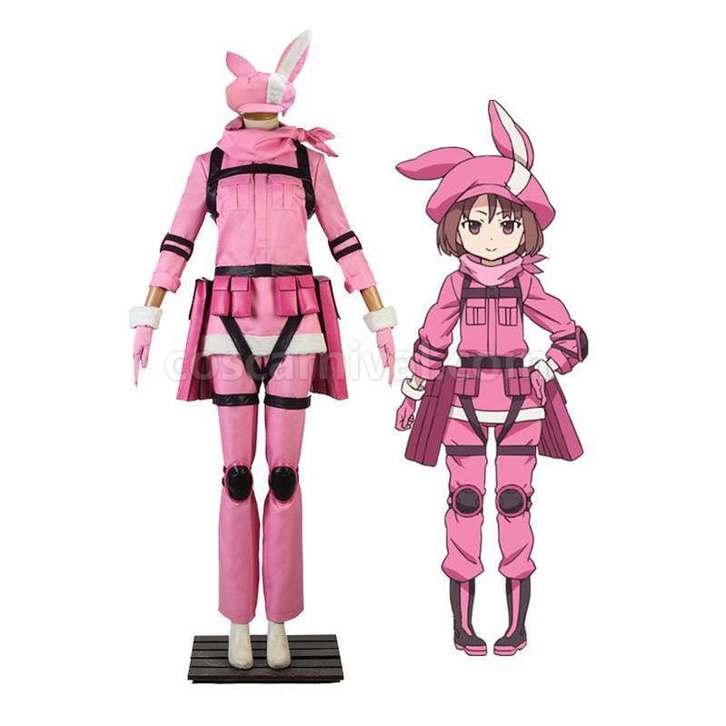 SAO Sword Art Online GGO Gun Gale Online Kohiruimaki Karen Llenn Cosplay Costume coscarnival011117553