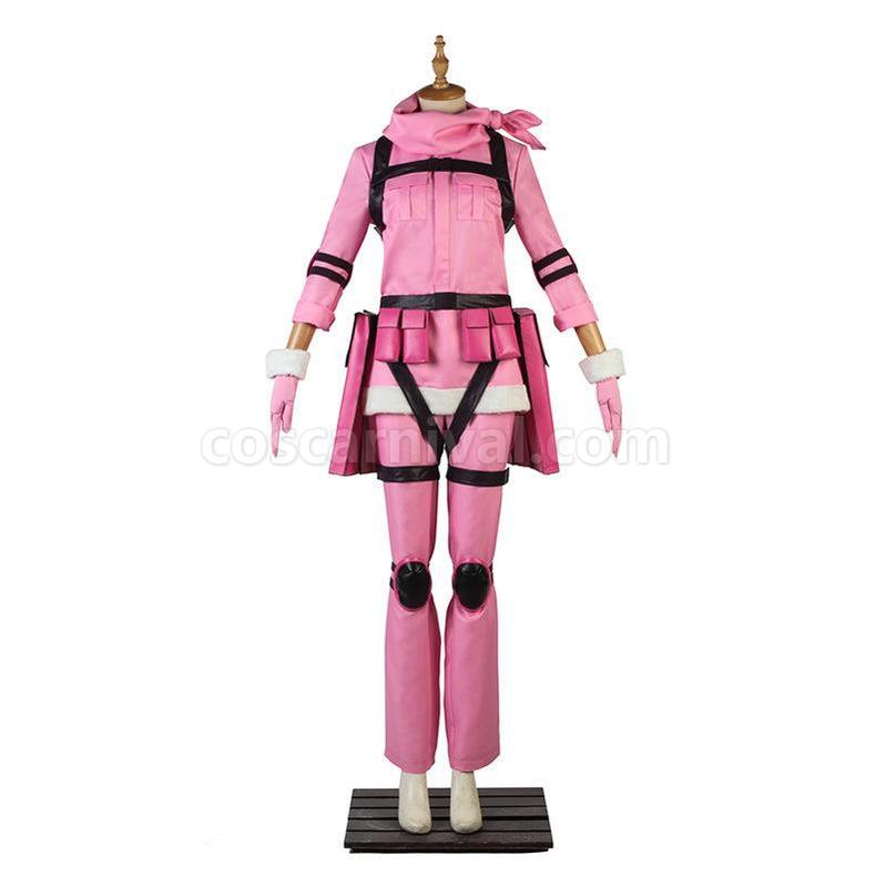 SAO Sword Art Online GGO Gun Gale Online Kohiruimaki Karen Llenn Cosplay Costume coscarnival011117561