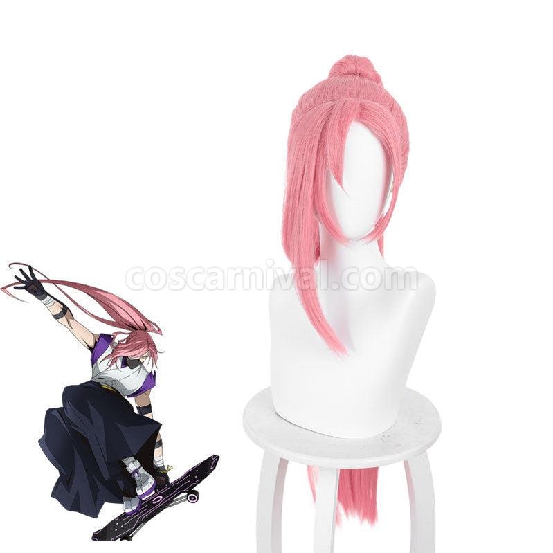 SK¡Þ SK8 the Infinity Cherry Blossom Pink Long Ponytail Cosplay Wig coscarnival011111973