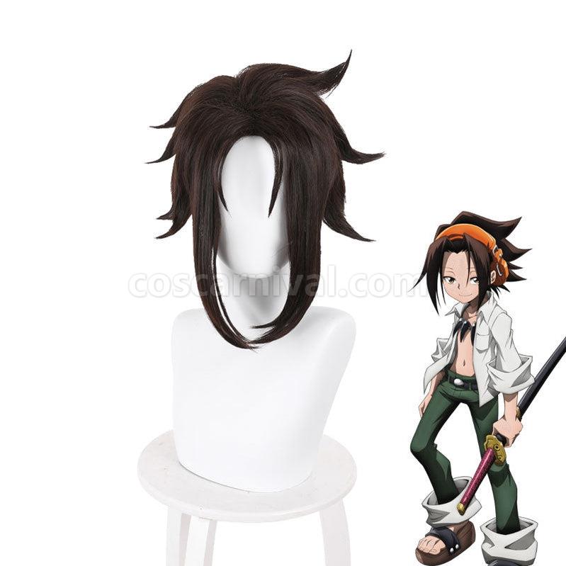 Shaman King Yoh Asakura Brown Cosplay Wigs coscarnival011111696