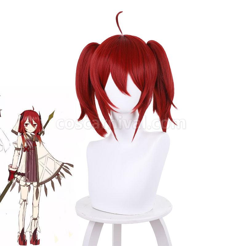 Shikkaku Mon no Saikyou Kenja Iris Red Wine Cosplay Wigs coscarnival01118346