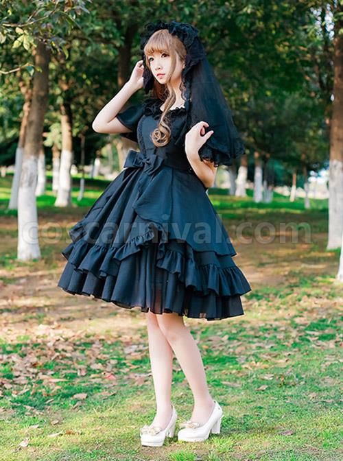 Short-Sleeve-Ruffles-Elegant-High-Waist-Classic-Lolita-Dress-coscarnival-131