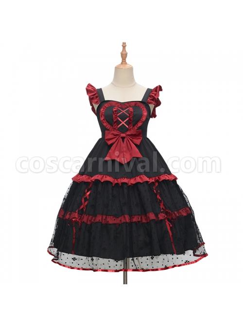 Silent-Portrait-Series-Red-Bowknot-Three-stage-Hem-Black-Sweet-Lolita-Ruffle-Sling-Dress-coscarnival-2336.jpg