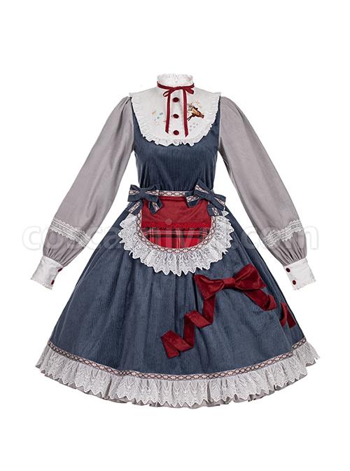 Stand-Collar-Embroidered-Lantern-Sleeve-Lace-Splicing-Winter-Christmas-Long-Sleeve-Classic-Lolita-Dress-coscarnival-2072