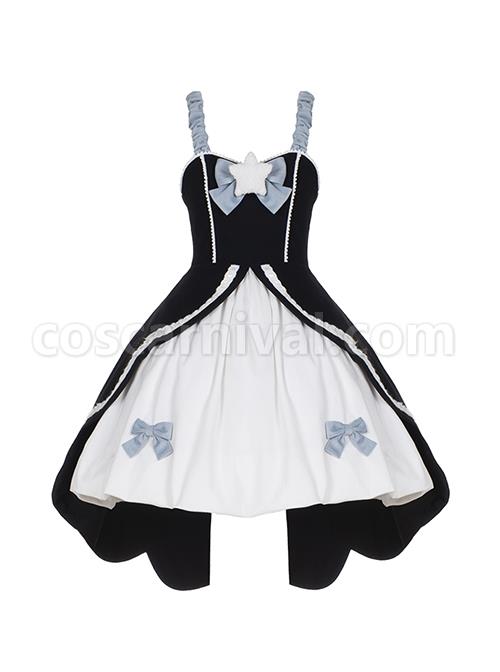 Star-Wish-Bottle-Series-Magic-Girl-Star-Bowknot-Swallowtail-Hem-Design-Autumn-Winter-Classic-Lolita-Sleeveless-Dress-coscarnival-2049