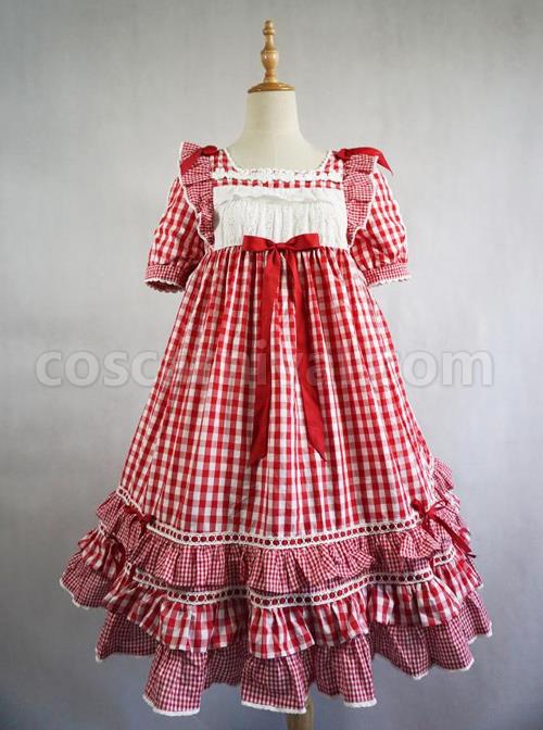 Summer-Resort-Girls-Plaid-High-Waist-Sweet-Lolita-Short-Sleeves-Dress-coscarnival-401.jpg