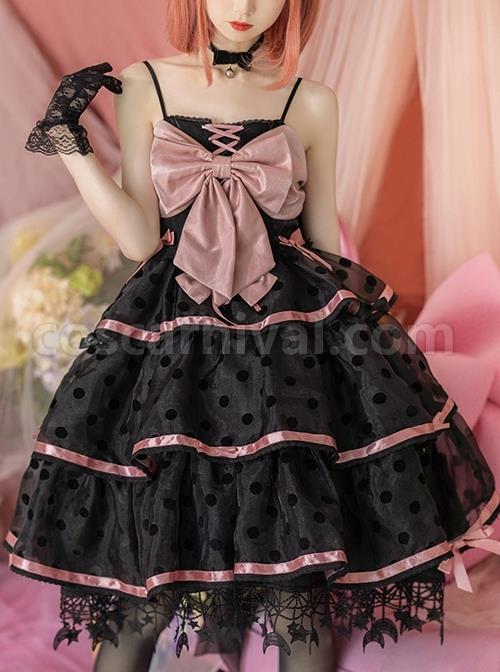Sweet-Cat-Series-JSK-Short-Black-Pink-Sexy-Polka-Dot-Three-segment-Hem-Pendant-Lace-Bow-Sweet-Lolita-Sling-Dress-coscarnival-1723.jpg