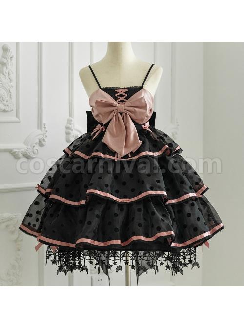 Sweet-Cat-Series-JSK-Short-Black-Pink-Sexy-Polka-Dot-Three-segment-Hem-Pendant-Lace-Bow-Sweet-Lolita-Sling-Dress-coscarnival-1728.jpg