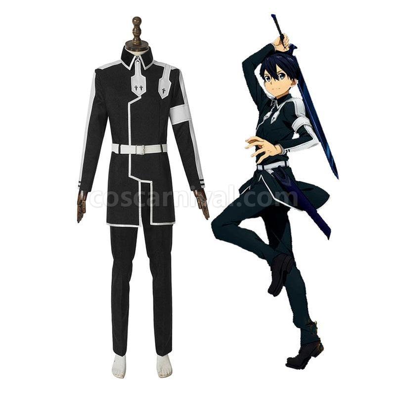 Sword Art Online Alicization Under World Kirigaya Kazuto Kirito Cosplay Costume coscarnival011117725