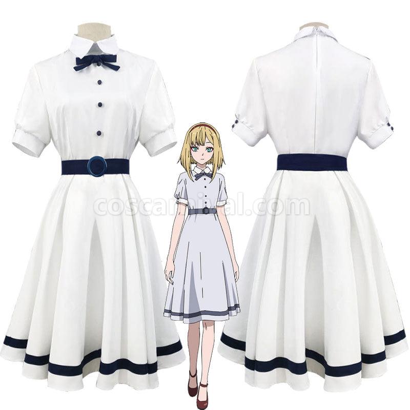 Takt Op. Destiny Musicart Destiny White Dress Cosplay Costumes coscarnival01114292