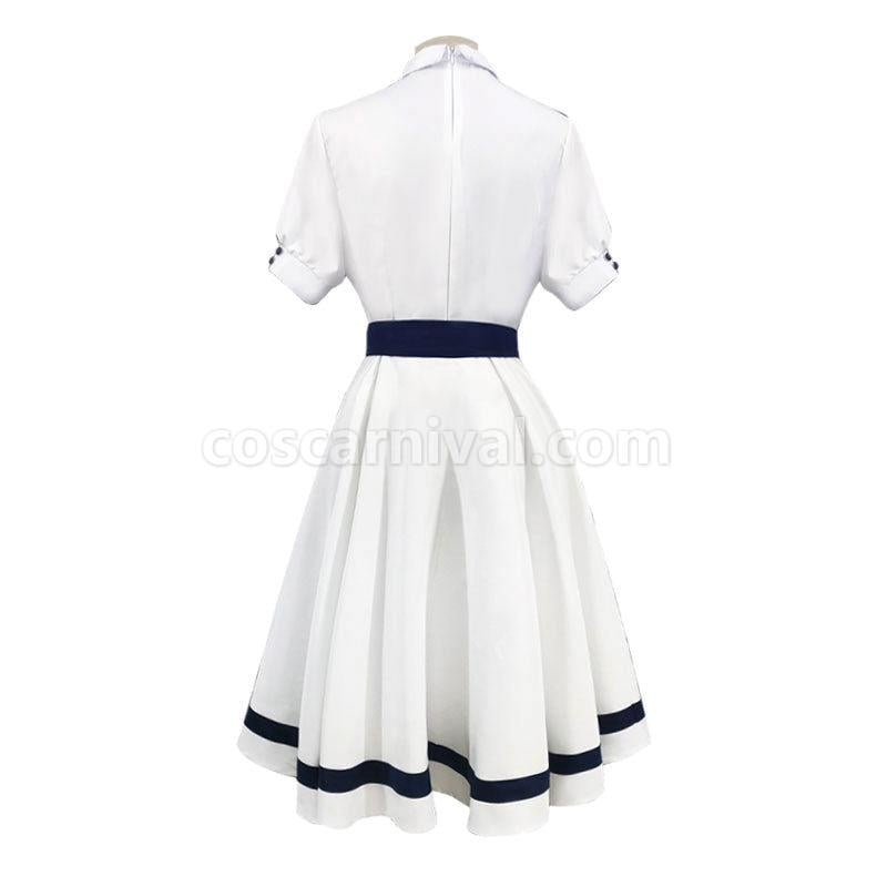 Takt Op. Destiny Musicart Destiny White Dress Cosplay Costumes coscarnival01114325