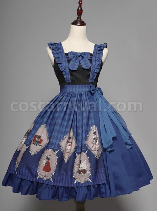 Ten Little Indians Series JSK Gothic Lolita Sling Dress coscarnival