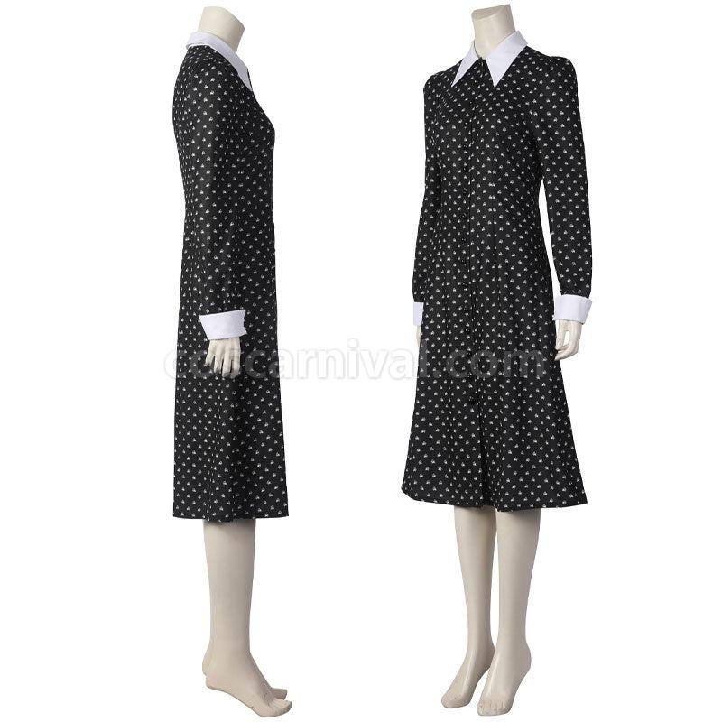 The Addams Family Wednesday Addams Christina Ricci Cosplay Costume coscarnival01112412