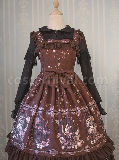 The-Dreamland-Of-Alice-Series-Small-High-Waist-Classic-Lolita-Sling-Dress-coscarnival-556