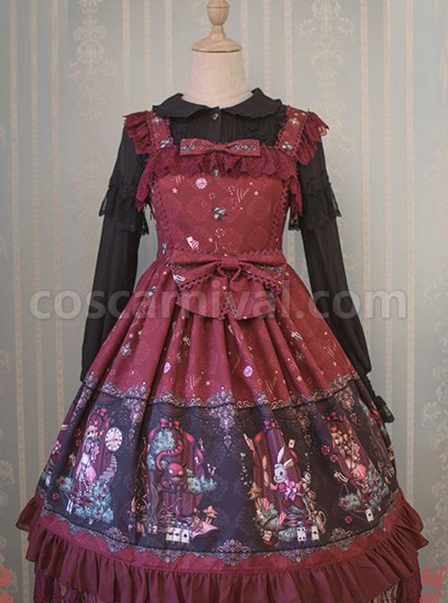 The-Dreamland-Of-Alice-Series-Small-High-Waist-Classic-Lolita-Sling-Dress-coscarnival-560