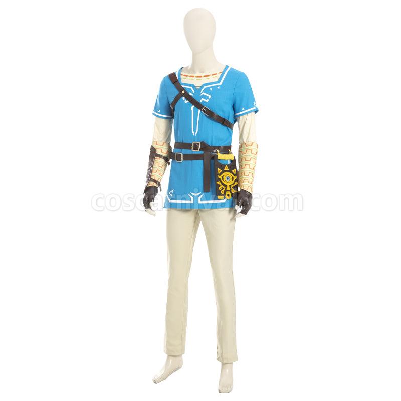 The Legend of Zelda Breath of the Wild Link Fullset Cosplay Costumes coscarnival01119840
