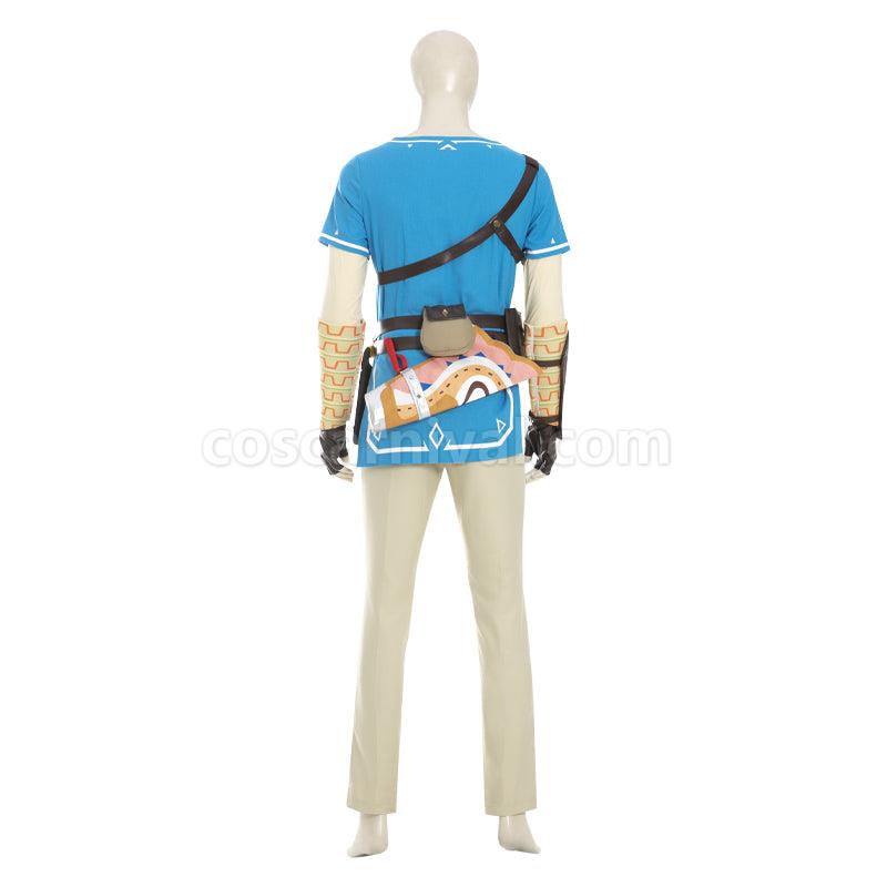 The Legend of Zelda Breath of the Wild Link Fullset Cosplay Costumes coscarnival01119853
