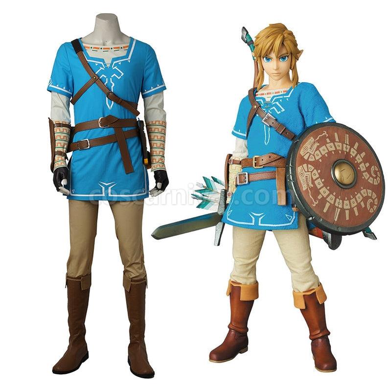 The Legend of Zelda Breath of the Wild Link Outfits Cosplay Costume coscarnival011112464