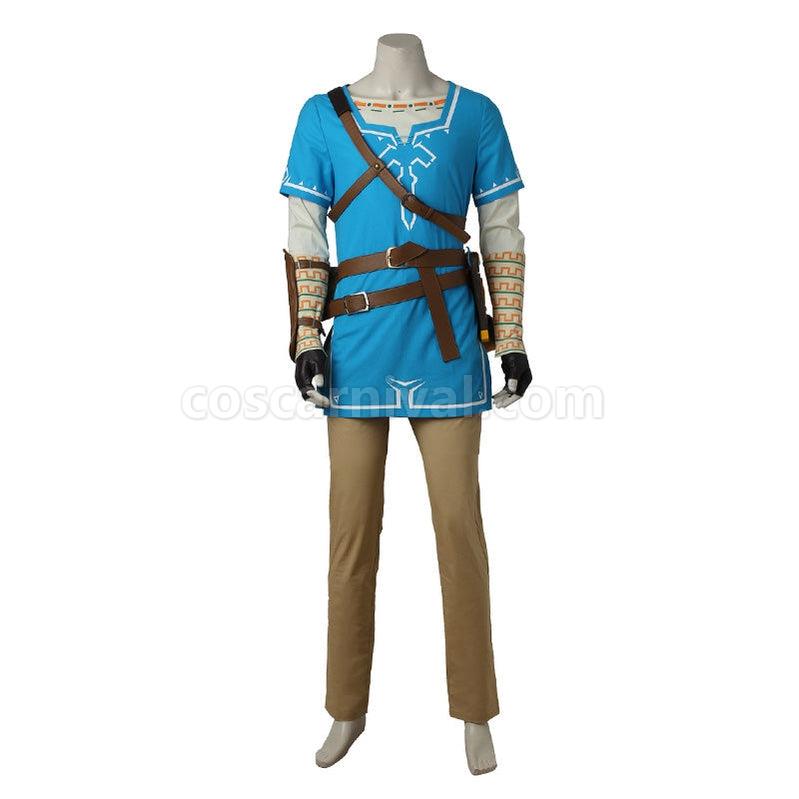 The Legend of Zelda Breath of the Wild Link Outfits Cosplay Costume coscarnival011112476
